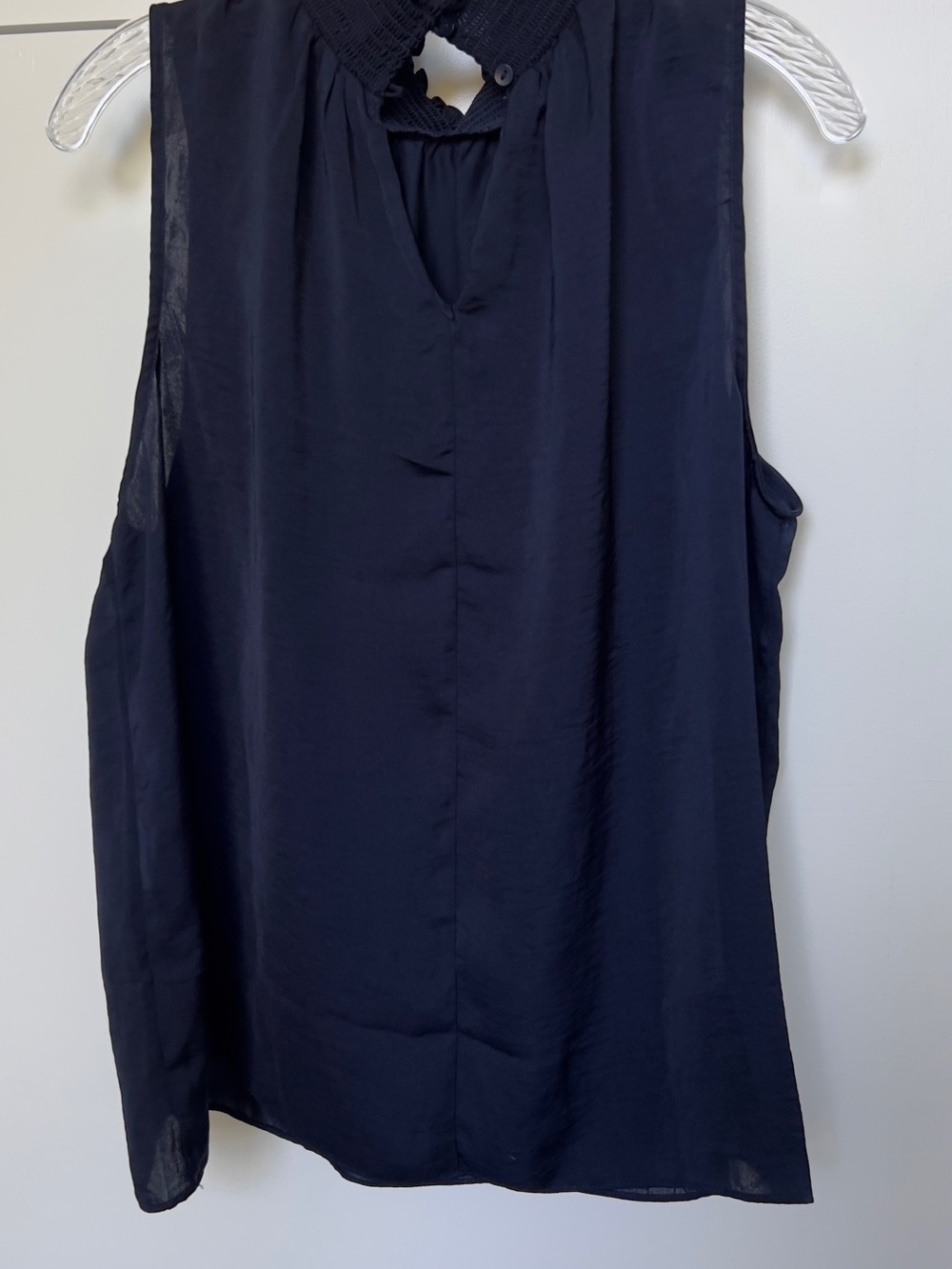 Alex & lili Sleeveless Navy Women’s Top - Picture 3 of 4